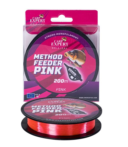 

Жилка Carp Expert Method Feeder Pink 200м 0.25мм 9.15кг, Розовый
