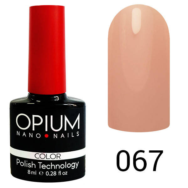

Гель лак OPIUM 8ml.№67 "Дымчатый розовый"