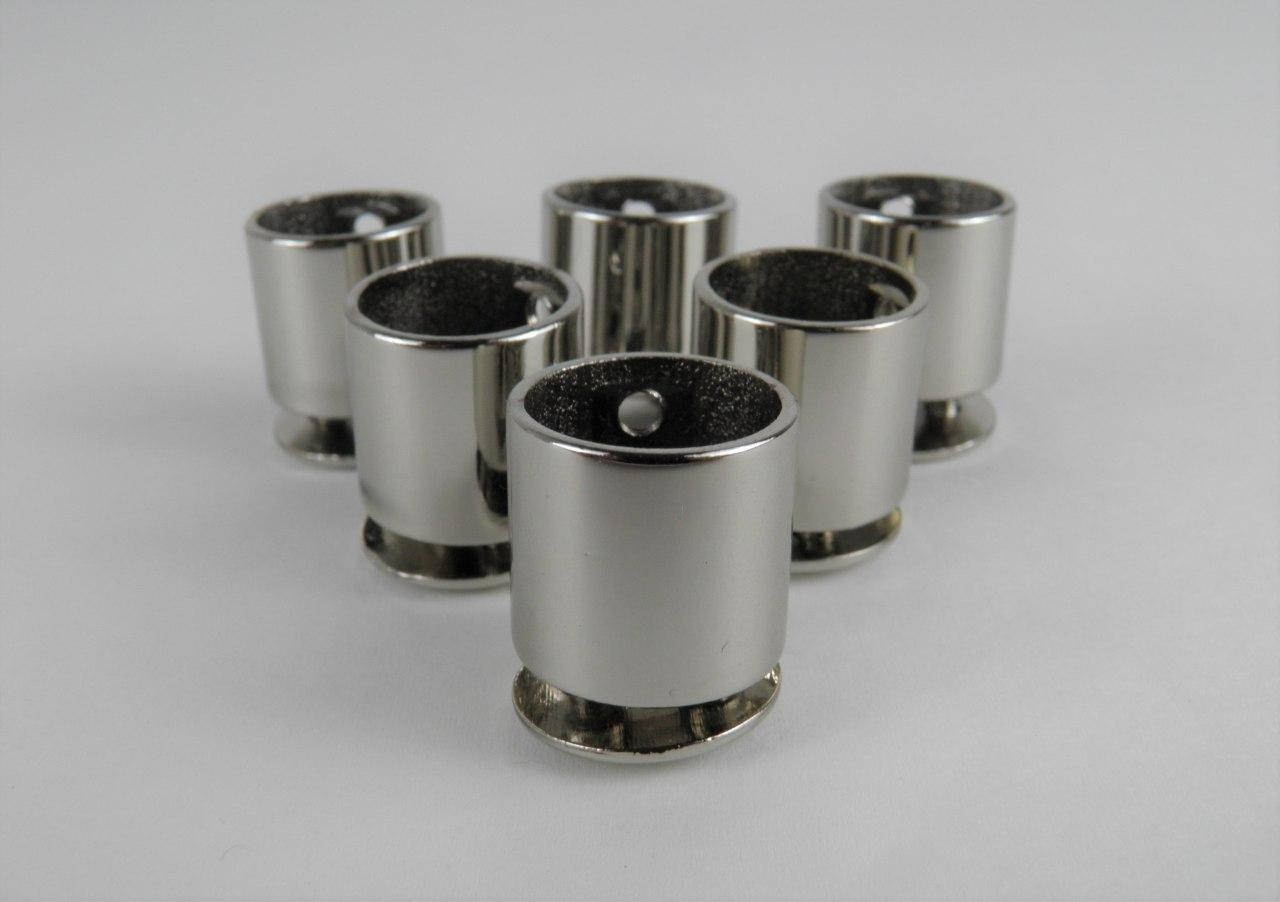 

Ручкодержатель, под объёмную (круглую) ручку, малый, никель