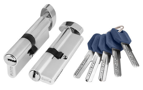 

Цилиндровый механизм PUNTO Z402 90 мм 40х10х40 ключ/тумблер хром (Китай)