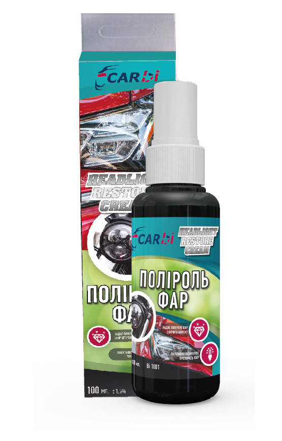 

Полироль фар 100мл, ТМ "CAR BI"