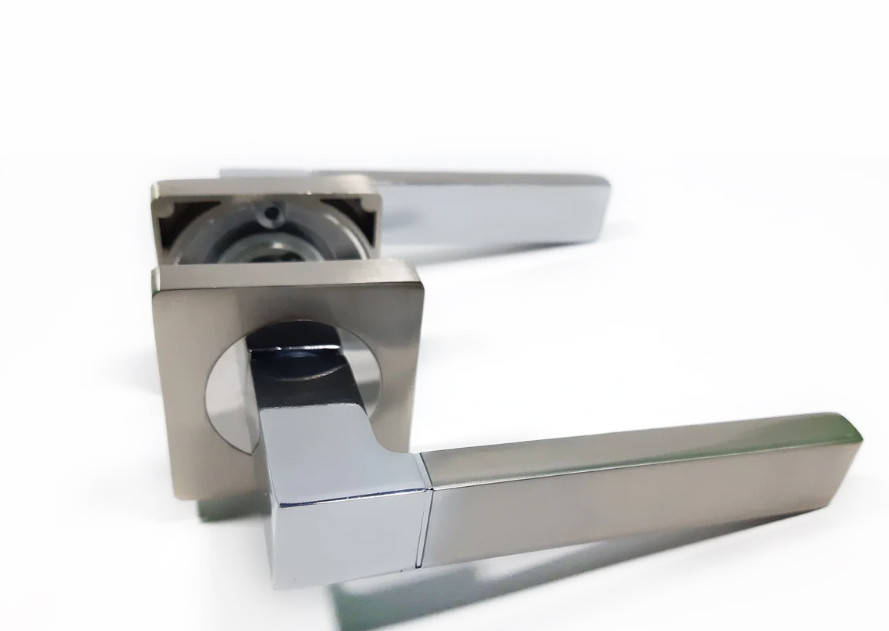 

Ручка дверная AJAX Fusion матовый никель/хром (Китай)