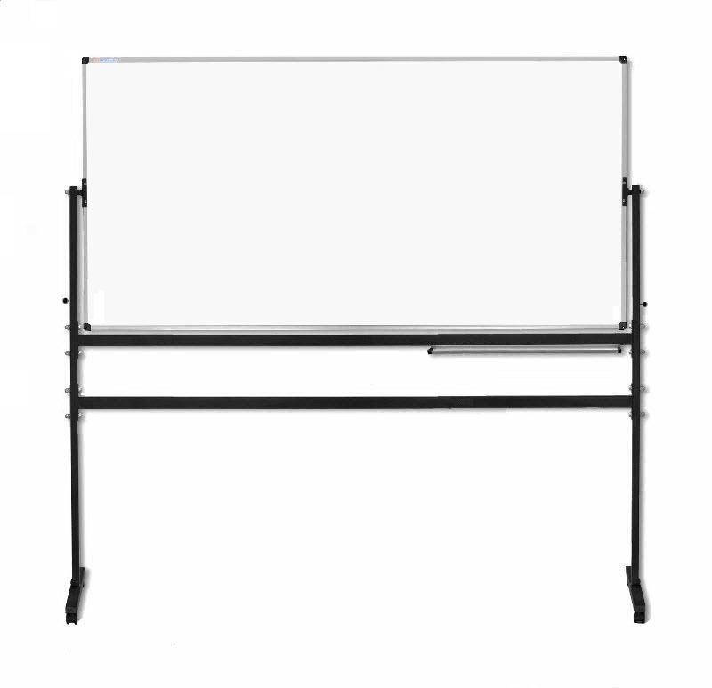 

Доска 100х150 см. поворотная двухсторонняя на колесах под маркер, магнитная, сухостираемая UkrBoards, Белый