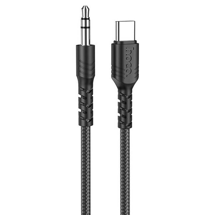 

Кабель Type-C to Aux 3.5 мм HOCO Digital audio conversion cable UPA17 |1M| Черный