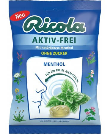 

Леденцы Ricola Aktiv Frei Menthol 75g