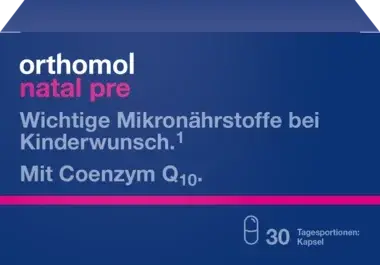 

Витамины Ортомол Натал Пре 30 дней (капсулы) для женщин подготовка к беременности Германия Orthomol Natal pre