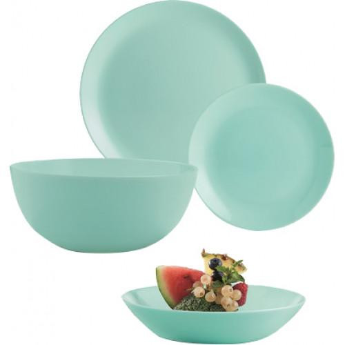 

Сервиз столовый Luminarc Diwali 19 пр Light Turquoise P2947, Бирюзовый
