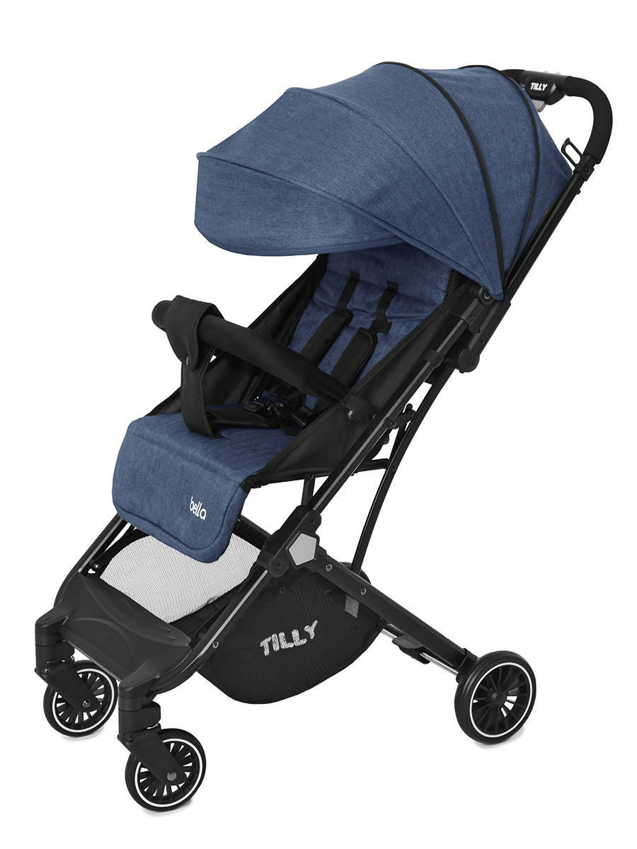 

Детская прогулочная коляска TILLY Bella T-163 Синий (T-163 Sky Blue)