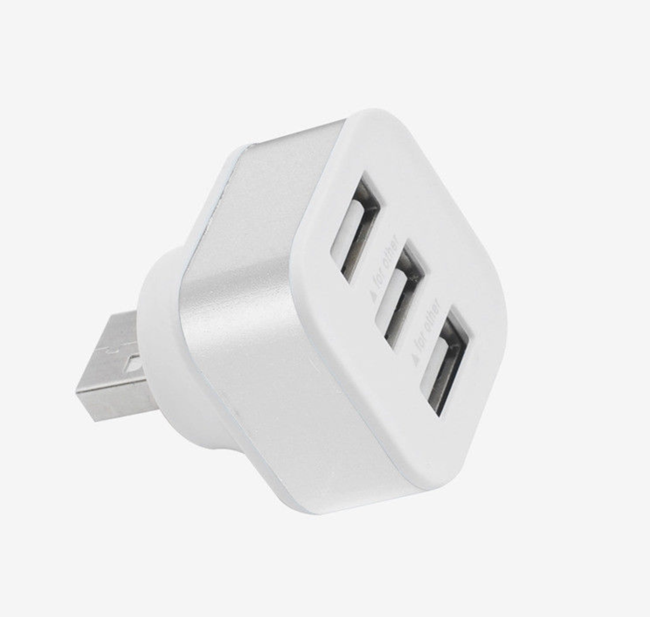 

USB Hub (ЮСБ хаб) для зарядки - 3 порта - белый