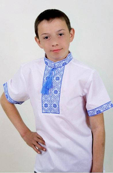 

Вишиванка на хлопчика короткий рукав 122
