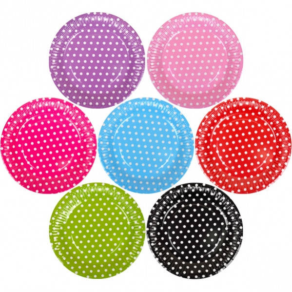 

Набор тарелок 23см "В Горошек" 10 штук