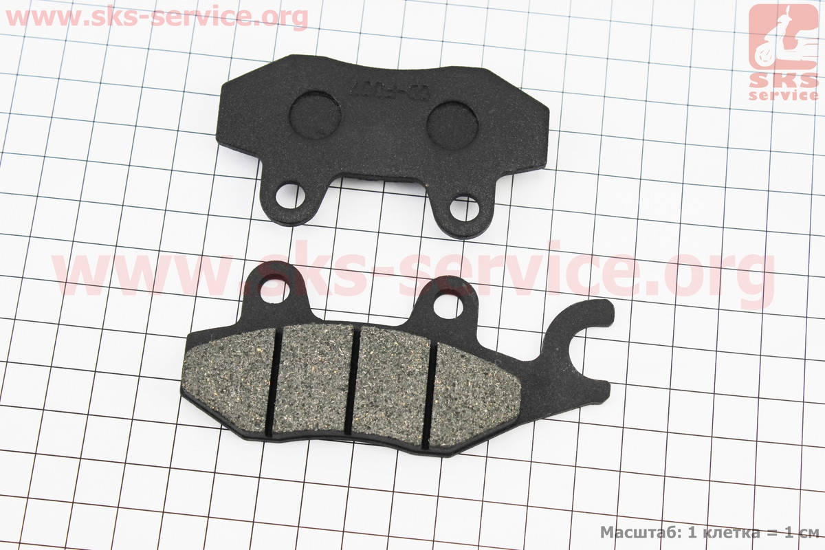 

Viper - V200R Тормозные колодки (дисковые) к-кт 2шт (505163)