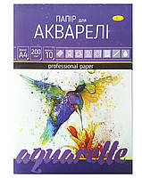 

Папка для акварели А4 (10 арк./200гр) Апельсин