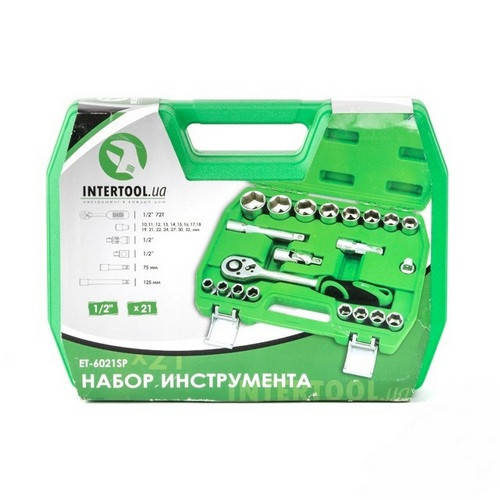 

Набор инструментов 21ед., 1/2" INTERTOOL ET-6021SP