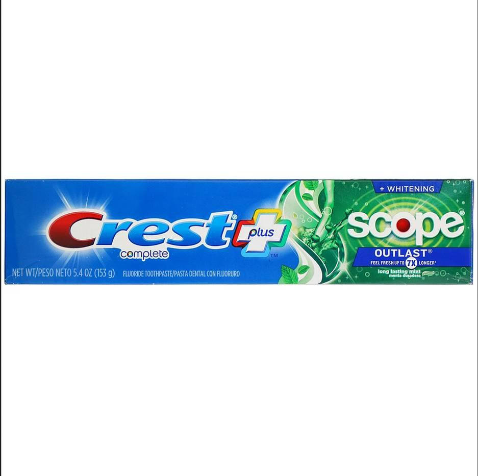 

Зубная паста Crest + Scope Complete Whitening