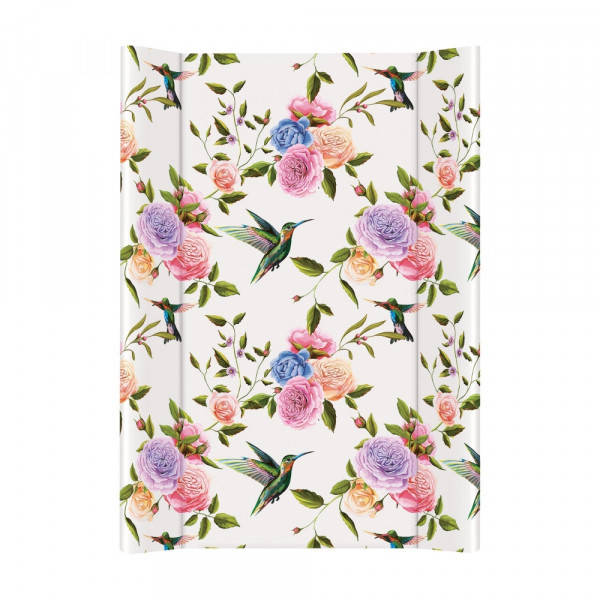 

Пеленальная доска cebababy 50x70 flora & fauna w-200-099-546, flores, белый / розовый Twins