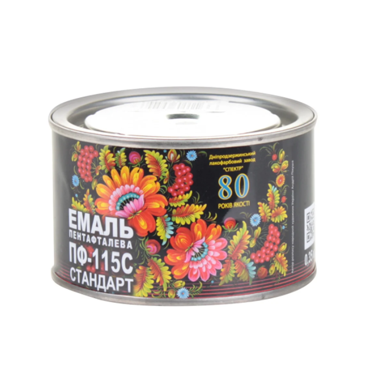

Эмаль алкидная Спектр серебристый глянец 0.35кг