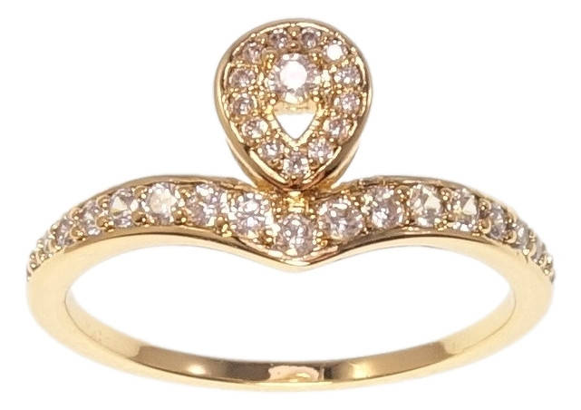 

Кольцо Xuping Позолота 18K "Грация" р.18.5,19.5