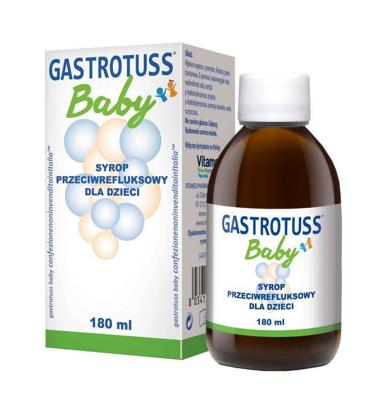 

Gastrotuss baby - антирефлюксный сироп для детей и младенцев с рождения, 180 мл