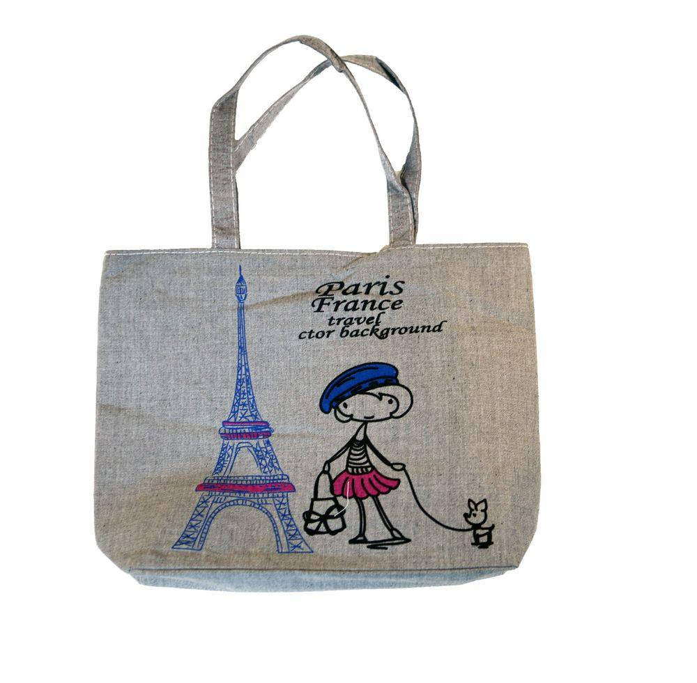 

Сумка шопер London/Paris 42х32х9 см