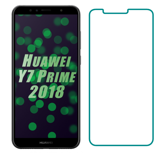 

Защитное стекло на Huawei Y7 / Y7 Prime (2018) прозрачное (хуавей ю7)