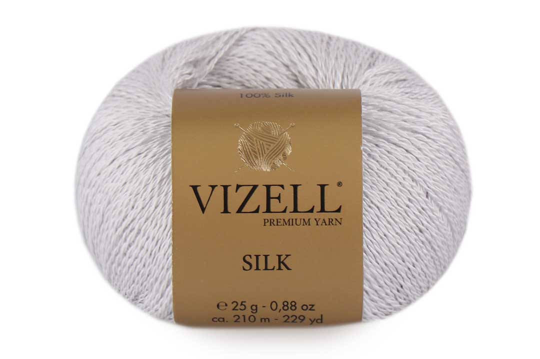 

Vizell Silk Premium, Серебро №203, Серый