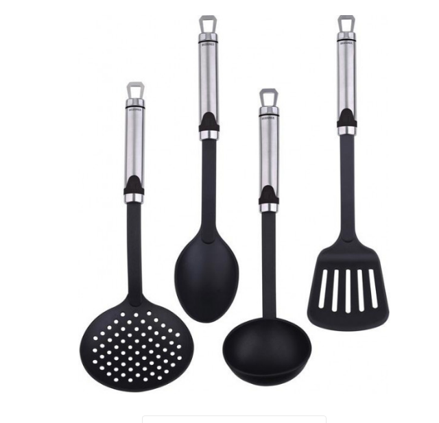 

Набор кухонных принадлежностей Bergner Gizmo 4 предмета BG-3181, Черный