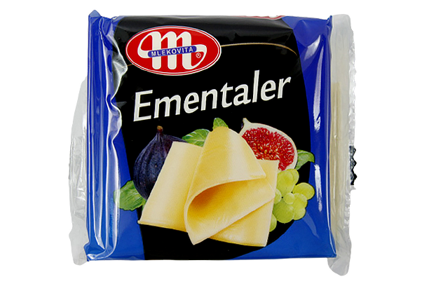 

Сир тостовий Млековіта ементалер Mlekovita ementaler 130g 12шт/ящ (Код : 00-00005397)