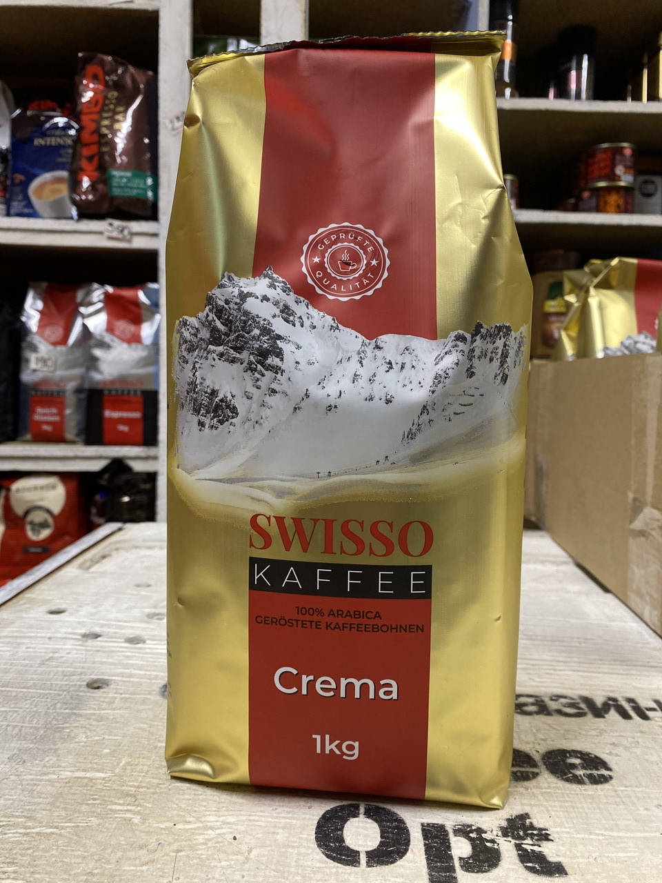 

Кава в зернах Swisso Crema 1кг Німеччина