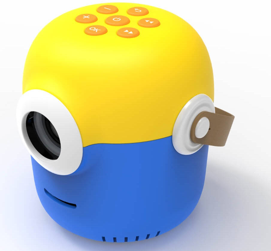 

Проектор портативный детский MHZ Minion, желто-синий