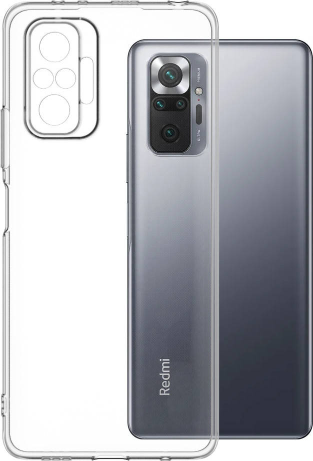 

Прозрачный Чехол MultiCam Xiaomi Redmi Note 10 Pro (ультратонкий силиконовый)