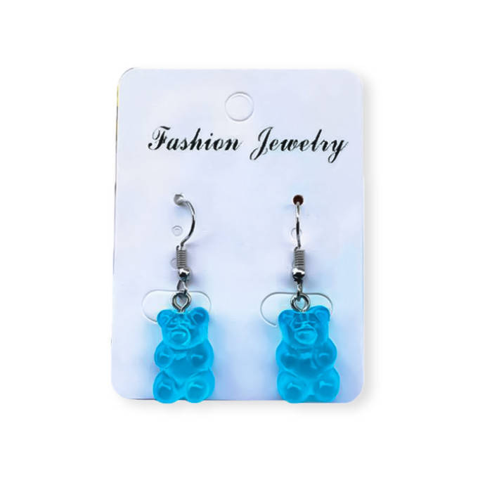 

Серьги Желейные мишки Bioworld голубые (13571)