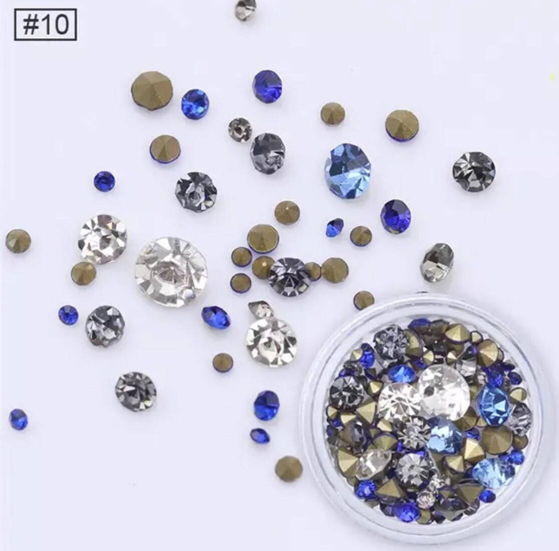 

Набор украшений в прозрачной баночке №71