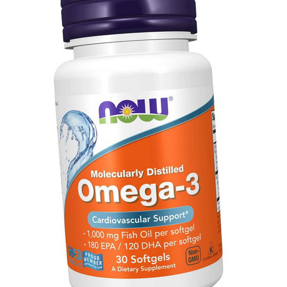 

Омега-3 NOW Omega-3 30 гел капс