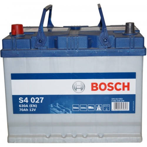

Автомобильный аккумулятор Bosch 6CT-70 S4 (S4 027) Азия
