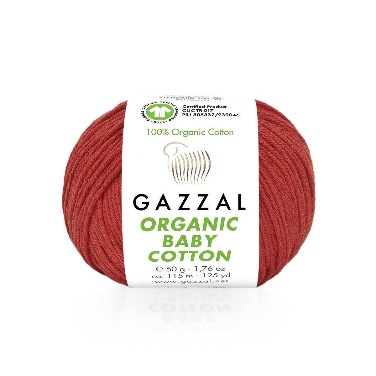 

Gazzal Organic Baby Cotton №432 красный