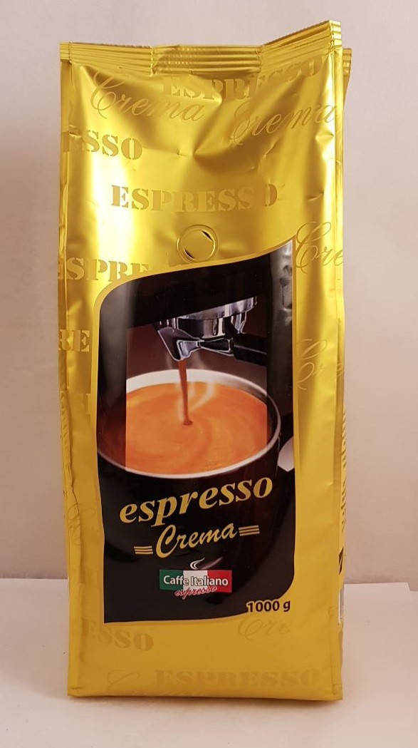 

Кофе зерновой для кофемашин Espresso Crema Віденська кава 1 кг