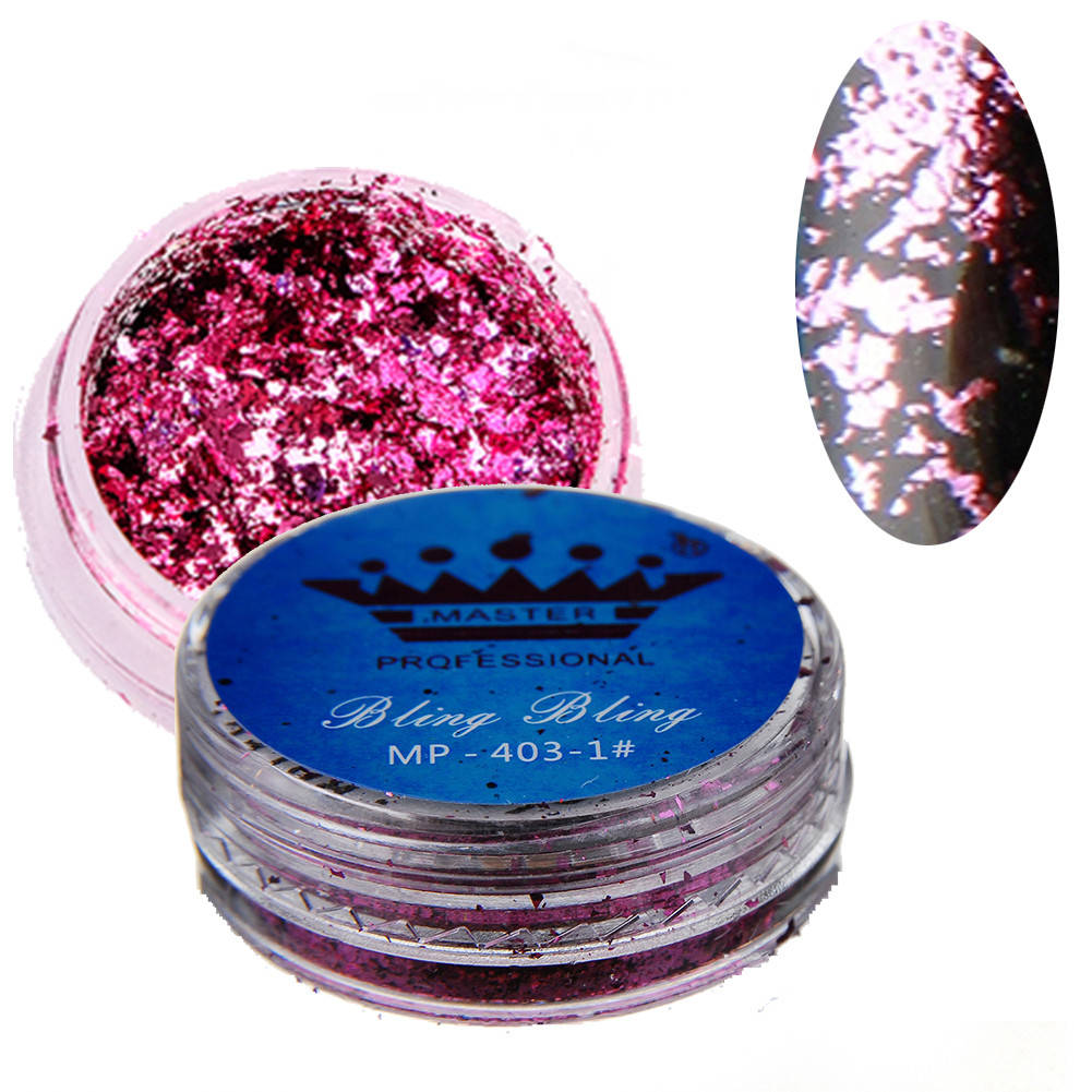 

Втирка для ногтей Master Professional Bling Bling MP-403-01 Розовая