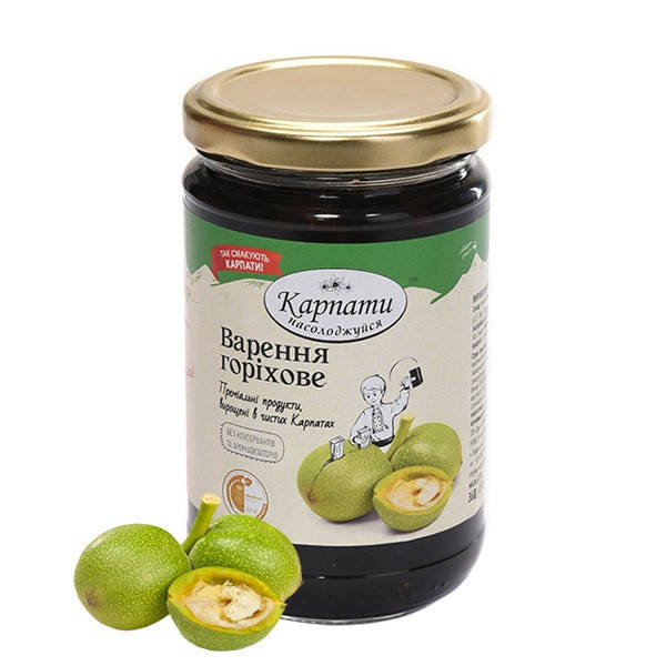 

Варенье из орехов грецких 360 мл (Карпатские джемы и варенье)