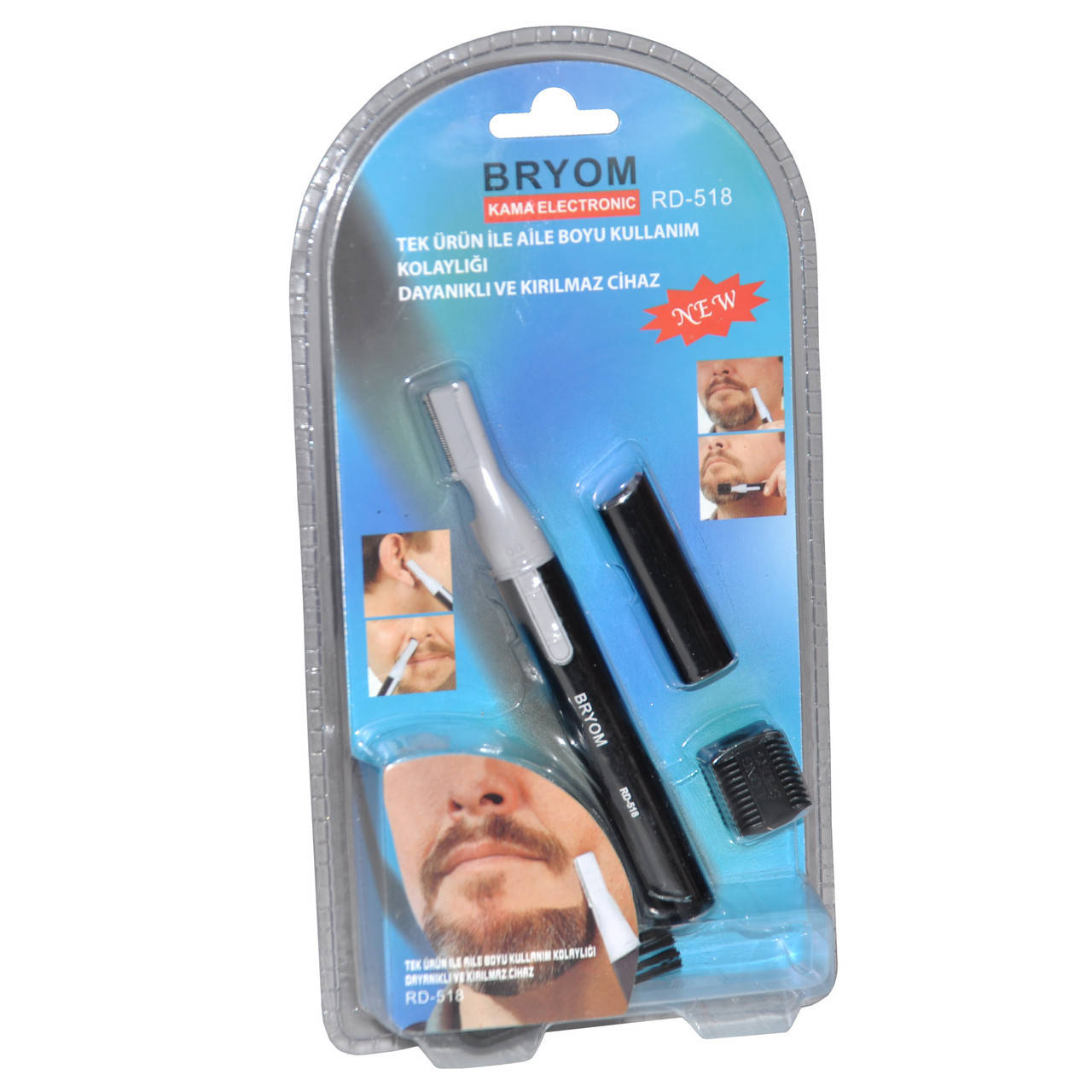 

Триммер для бровей и бороды BRYOM RD-518 черный