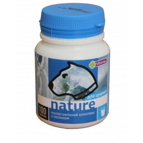 

VITOMAX Nature Поливитаминный комплекс для щенков с молоком 100 таб.