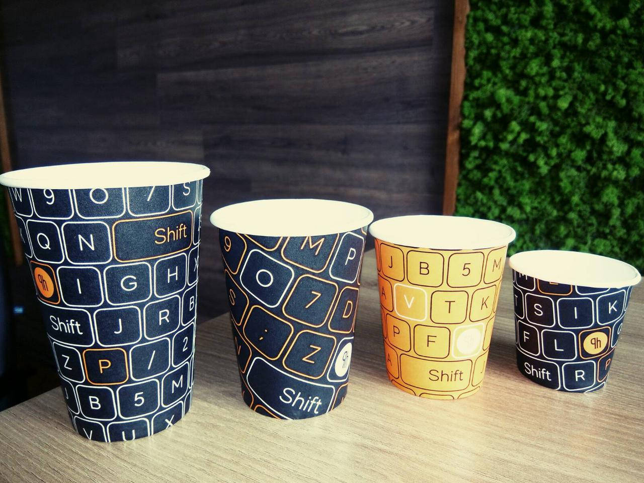 

Стакан бумажный "Parol" 110 мл 50шт/уп, Черный