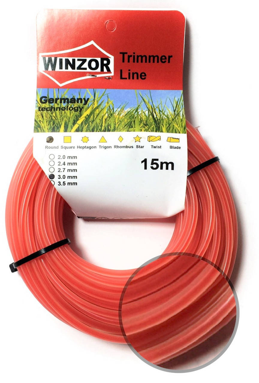 

Леска 3.0х15м армированая, круглая WINZOR