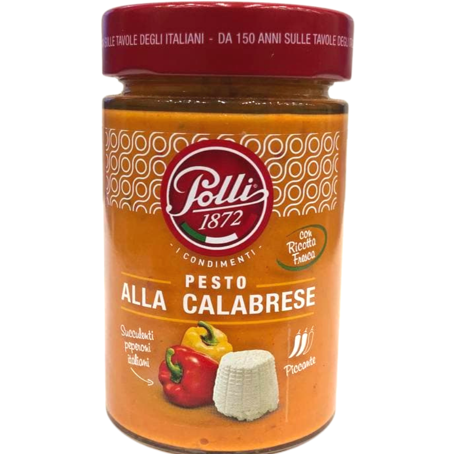 

Соус песто Polli Pesto Ricotta Peppers 190г, 12шт/ящ
