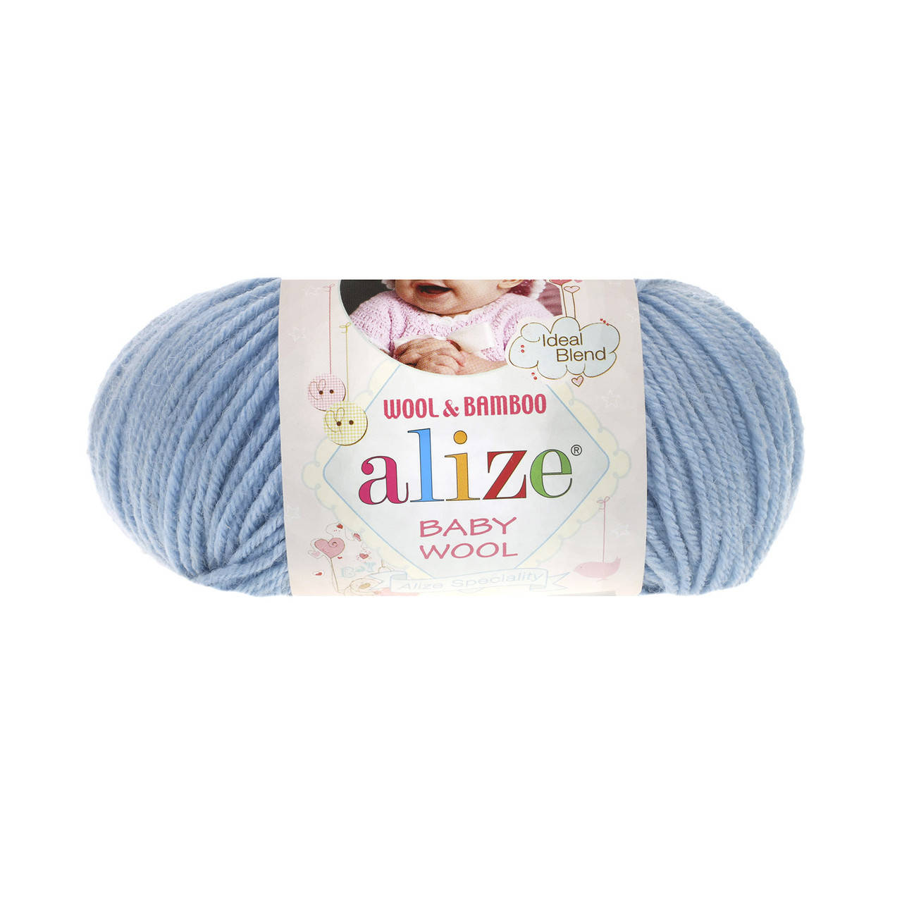 

Alize Baby Wool светло-голубой №350