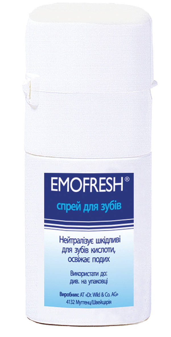 

Стоматологический спрей, дентальный спрей EMOFRESH