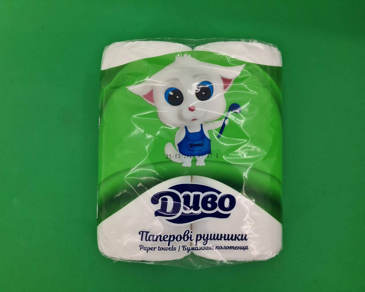 

Полотенце Бумажное Одноразовое"Диво а2"(1 пач)в Рулоне Кухонное Туалетное