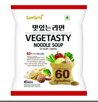 

Корейская лапша вегетарианская Vegetasty Овощной Суп Samyang С Лапшой 115g (Корея)
