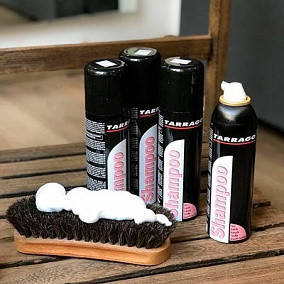 

Пена для сухой чистки всех типов кожи Tarrago Shampoo