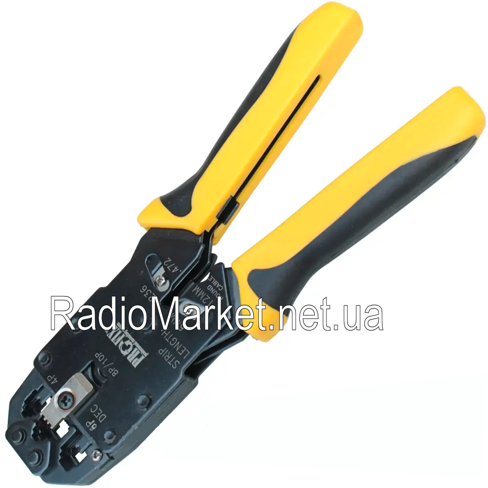 

Инструмент HS-200A для обжима 10p10c, 8p8c, 6p6c, 4p4c